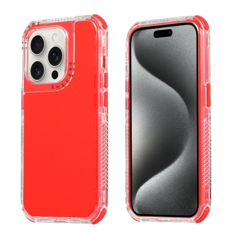 Dreamland 3 in 1 Solid Color Transparent Frame PC + TPU Phone Case, For iPhone 16 Pro Max��������...