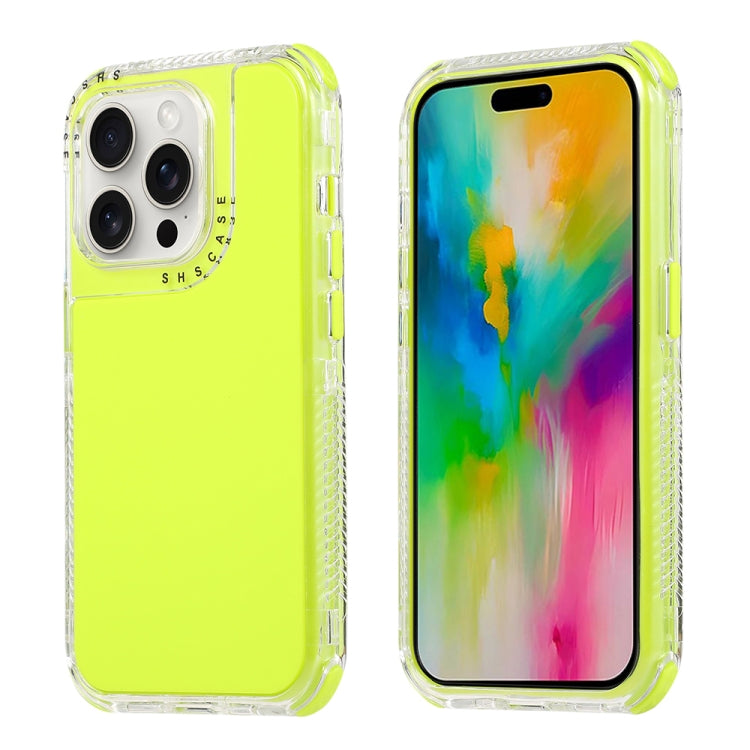 Dreamland 3 in 1 Solid Color Transparent Frame PC + TPU Phone Case, For iPhone 16 Pro Max��������...