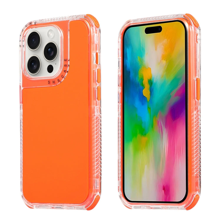 Dreamland 3 in 1 Solid Color Transparent Frame PC + TPU Phone Case, For iPhone 16 Pro Max��������...