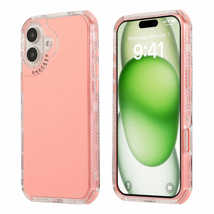 Dreamland 3 in 1 Solid Color Transparent Frame PC + TPU Phone Case, For iPhone 16 Pro Max��������...