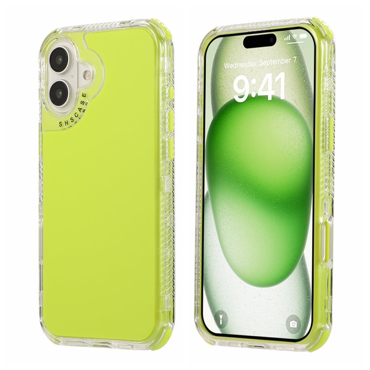 Dreamland 3 in 1 Solid Color Transparent Frame PC + TPU Phone Case, For iPhone 16 Pro Max��������...