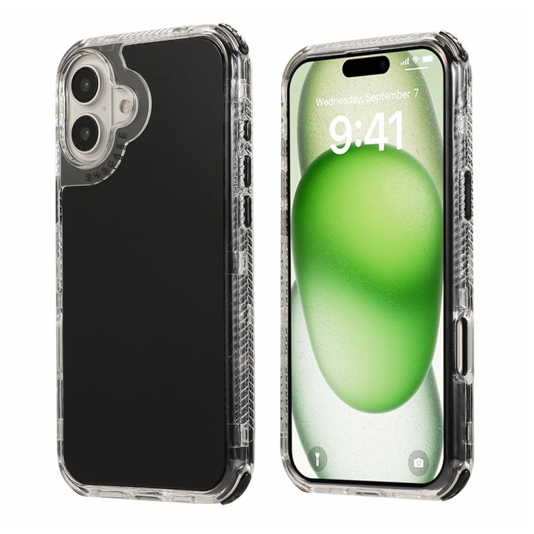 Dreamland 3 in 1 Solid Color Transparent Frame PC + TPU Phone Case, For iPhone 16 Pro Max��������...