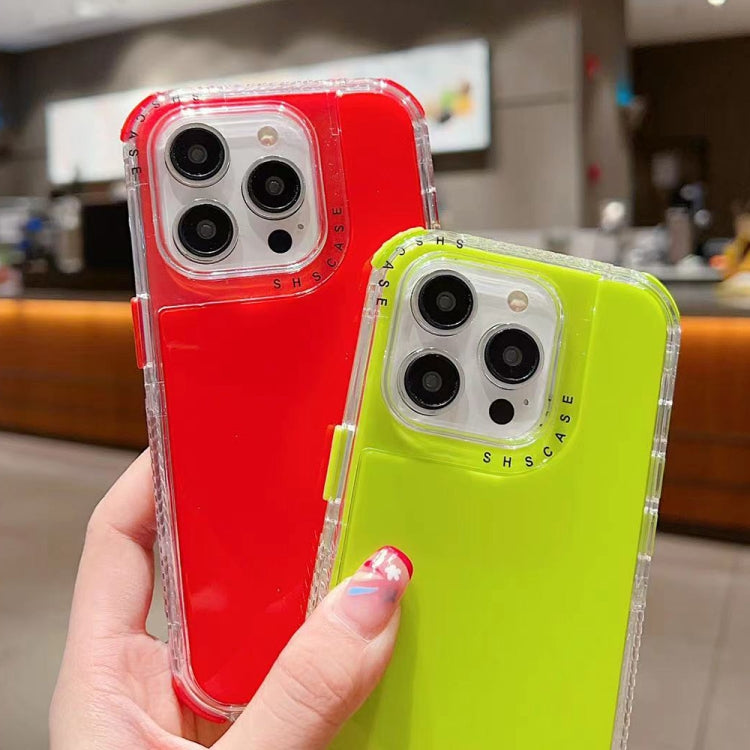Dreamland 3 in 1 Solid Color Transparent Frame PC + TPU Phone Case, For iPhone 16 Pro Max��������...