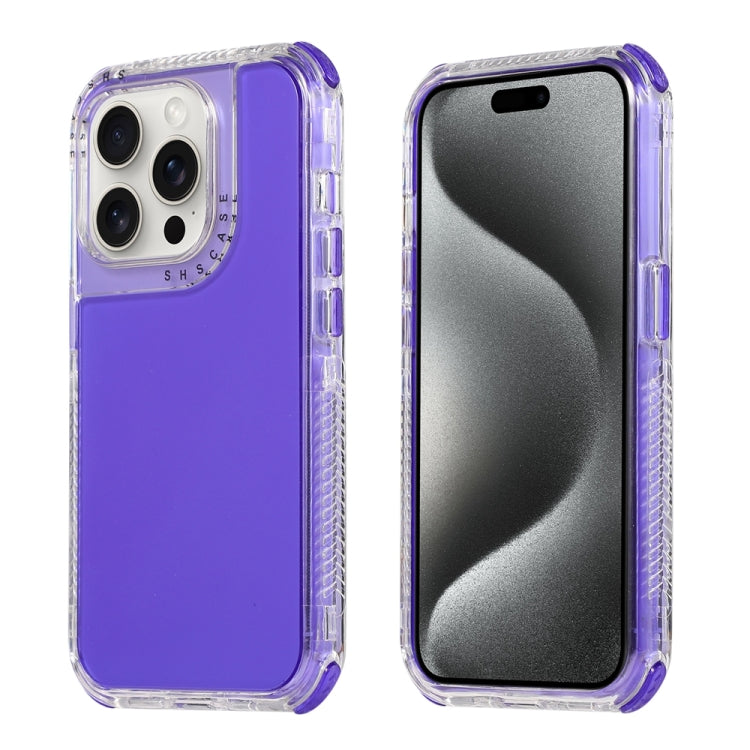 Dreamland 3 in 1 Clear Color Transparent Frame PC + TPU Phone Case, For iPhone 16 Pro Max��������...
