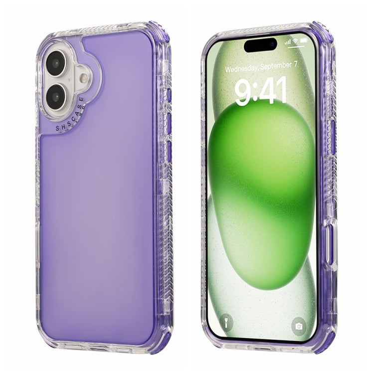 Dreamland 3 in 1 Clear Color Transparent Frame PC + TPU Phone Case, For iPhone 16 Pro Max��������...