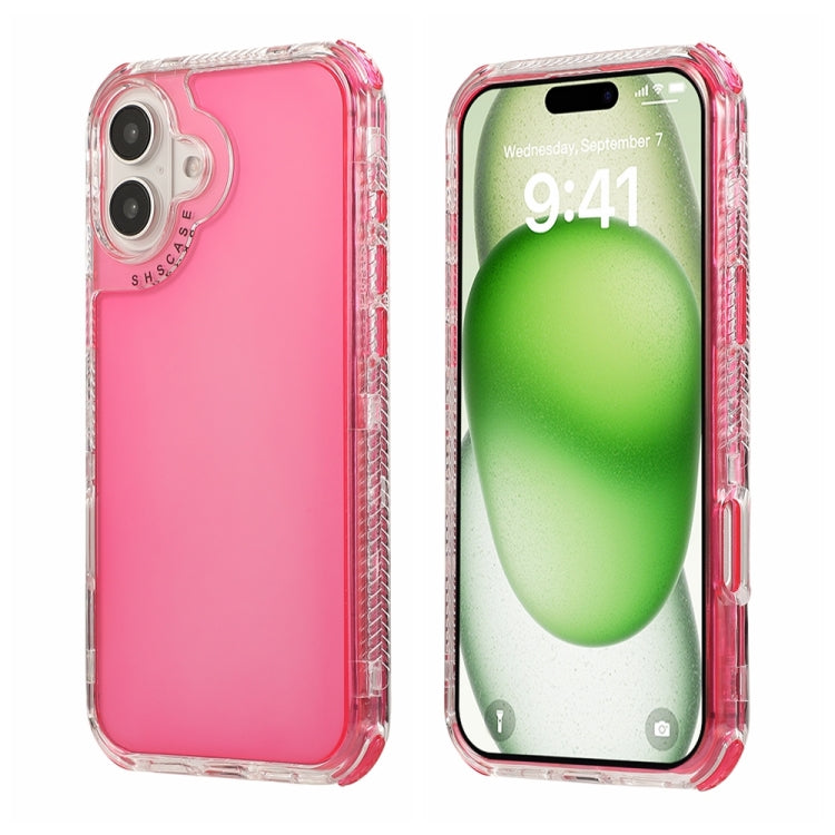 Dreamland 3 in 1 Clear Color Transparent Frame PC + TPU Phone Case, For iPhone 16 Pro Max��������...