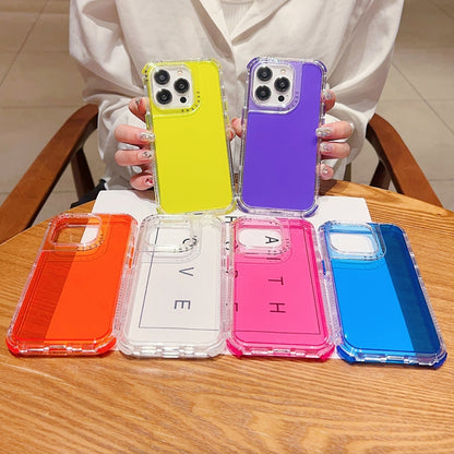 Dreamland 3 in 1 Clear Color Transparent Frame PC + TPU Phone Case, For iPhone 16 Pro Max��������...