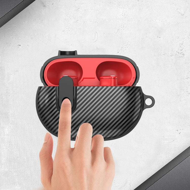 Switch Carbon Fiber Wireless Earphones Protective Case, For Beats Studio Buds