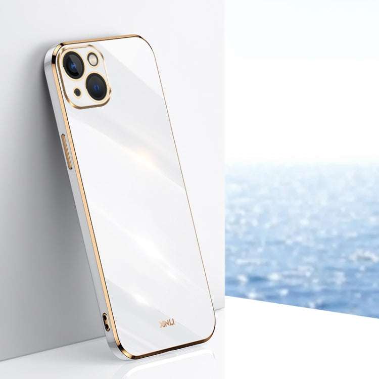 XINLI Straight Edge 6D Electroplate TPU Phone Case