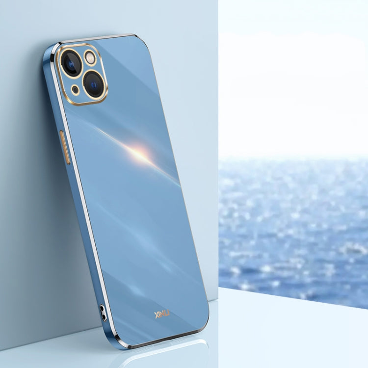 XINLI Straight Edge 6D Electroplate TPU Phone Case