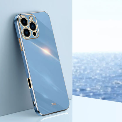 XINLI Straight Edge 6D Electroplate TPU Phone Case