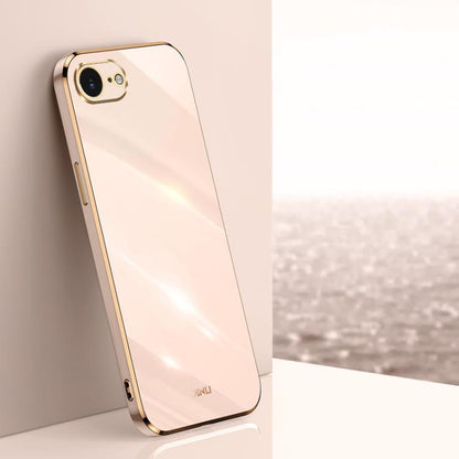 XINLI Straight Edge 6D Electroplate TPU Phone Case
