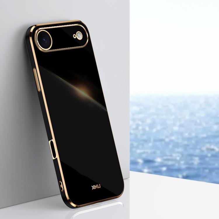 XINLI Straight Edge 6D Electroplate TPU Phone Case
