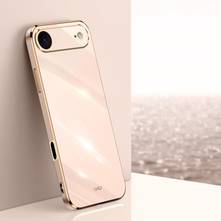 XINLI Straight Edge 6D Electroplate TPU Phone Case