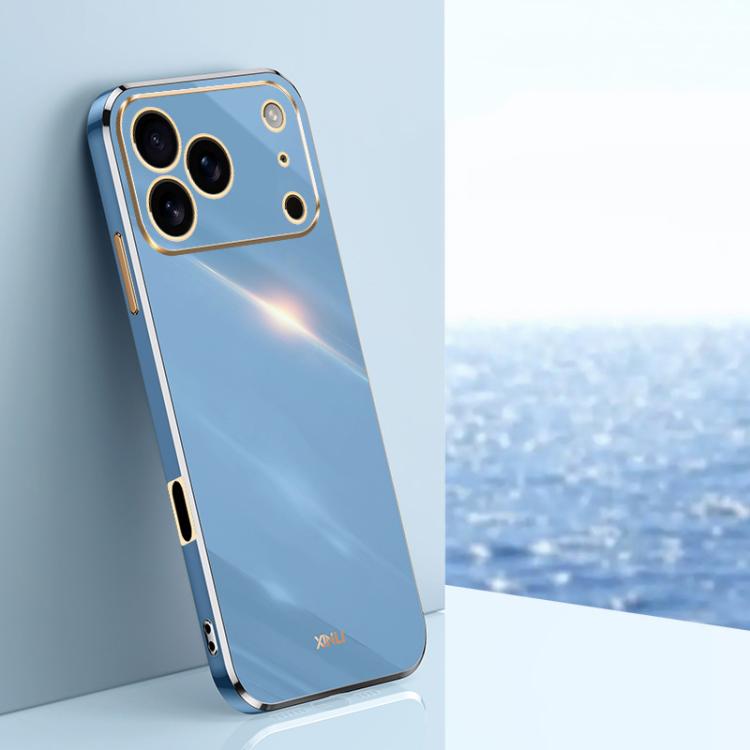 XINLI Straight Edge 6D Electroplate TPU Phone Case