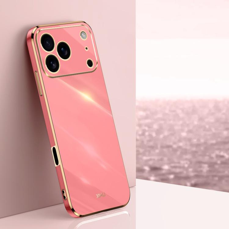 XINLI Straight Edge 6D Electroplate TPU Phone Case