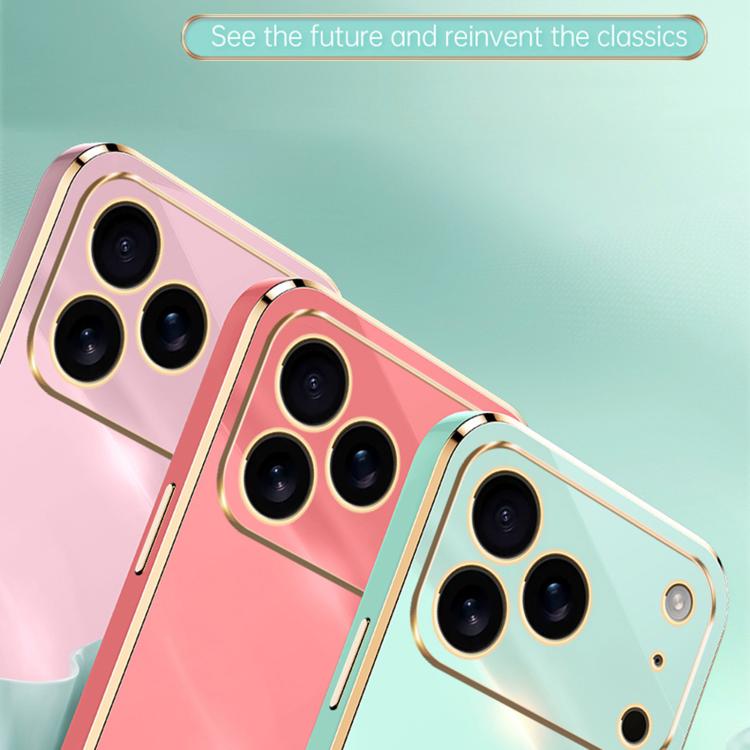 XINLI Straight Edge 6D Electroplate TPU Phone Case
