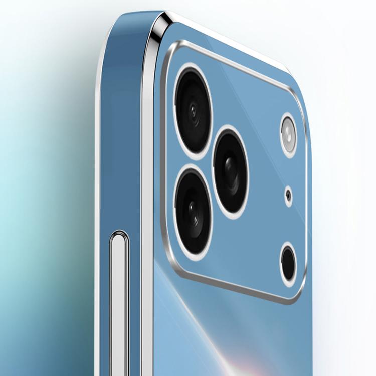 XINLI Straight Edge 6D Electroplate TPU Phone Case