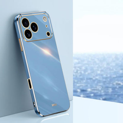 XINLI Straight Edge 6D Electroplate TPU Phone Case