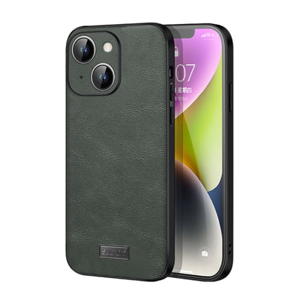 SULADA Shockproof TPU Hybrid Handmade Leather Phone Case