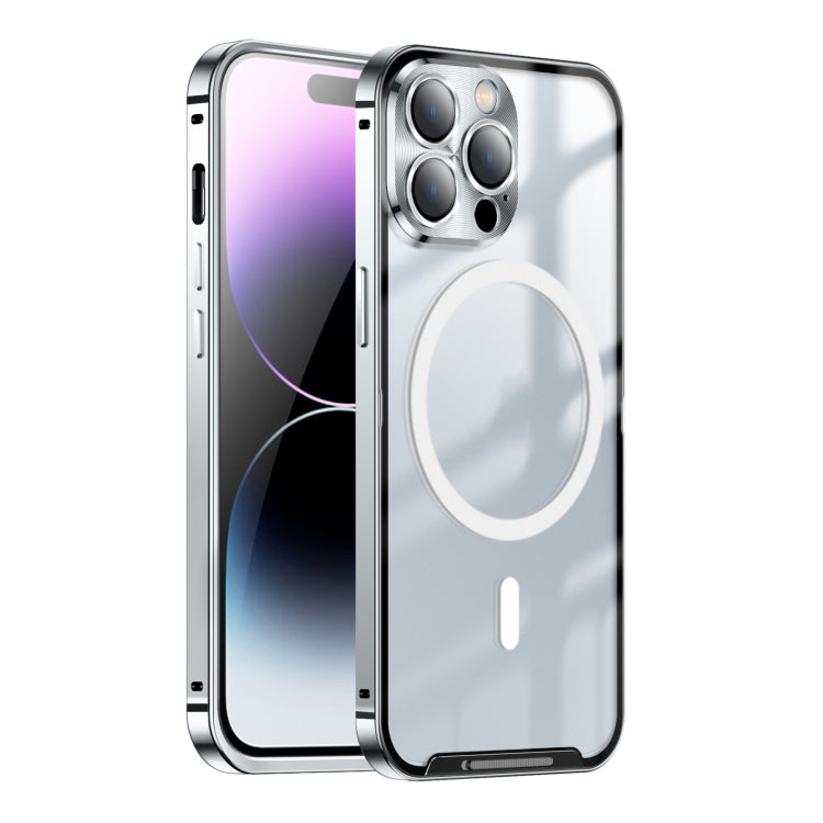 Frosted MagSafe Magnetic Metal Phone Case