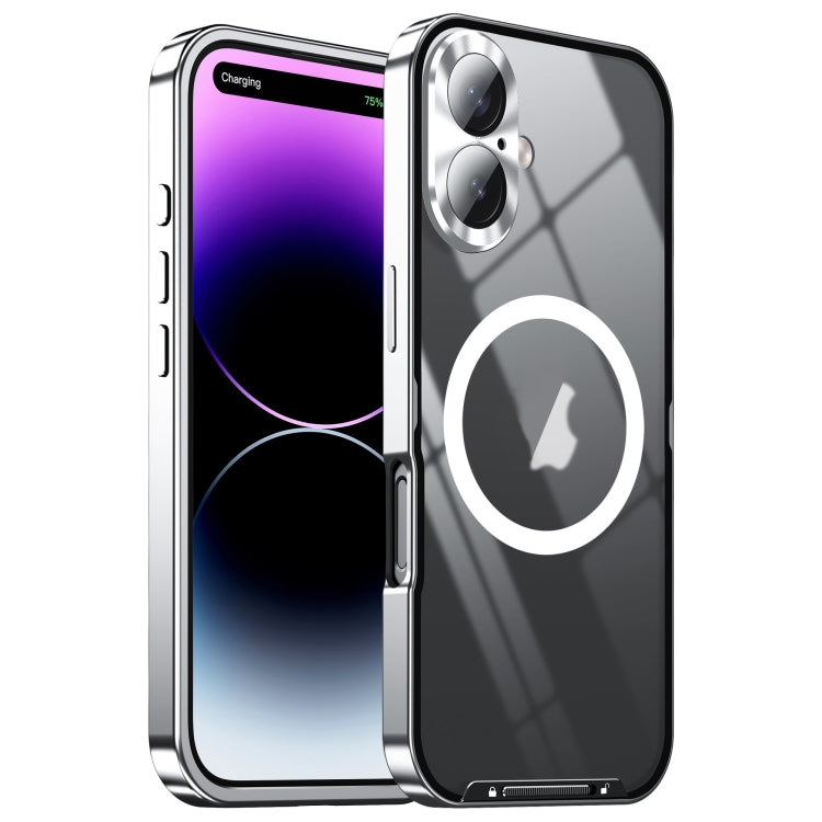 Frosted MagSafe Magnetic Metal Phone Case