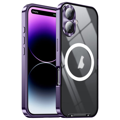 Frosted MagSafe Magnetic Metal Phone Case