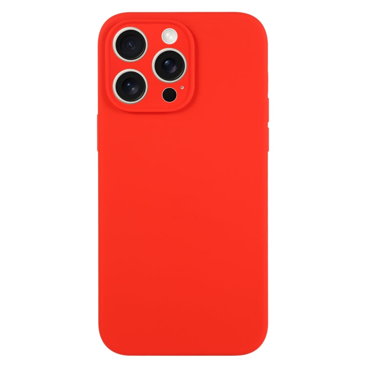 Pure Color Liquid Silicone Fine Pore Phone Case