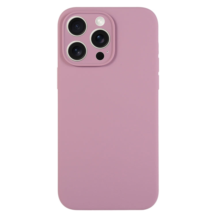 Pure Color Liquid Silicone Fine Pore Phone Case