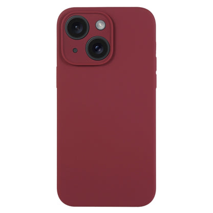 Pure Color Liquid Silicone Fine Pore Phone Case