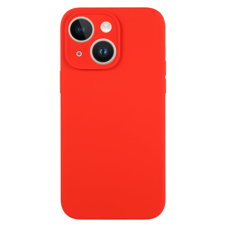 Pure Color Liquid Silicone Fine Pore Phone Case