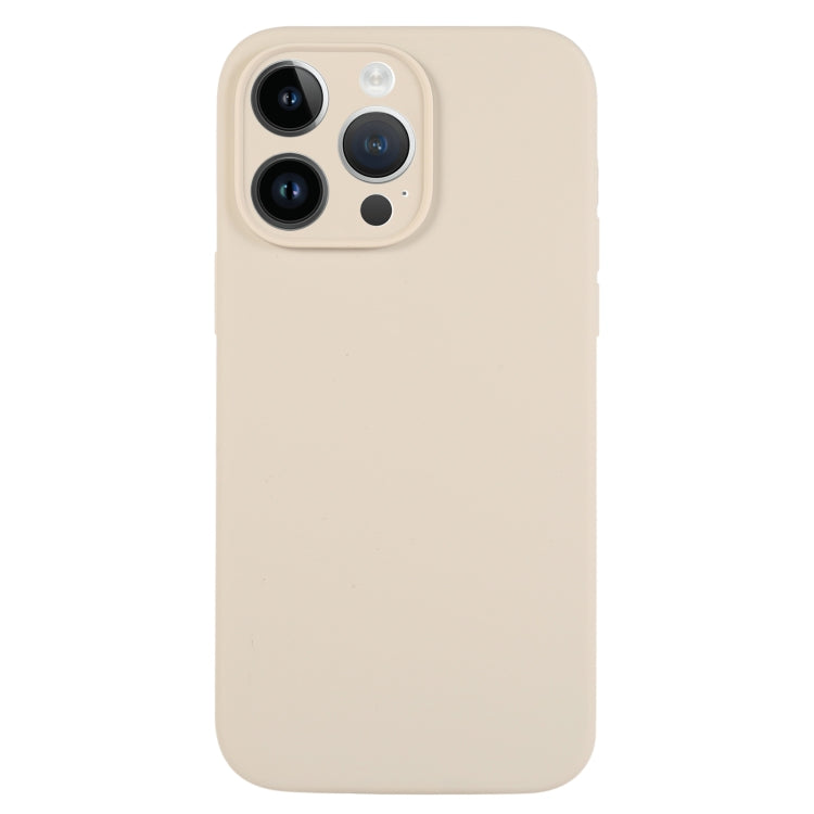 Pure Color Liquid Silicone Fine Pore Phone Case, For iPhone 14, For iPhone 14 Pro����������������...