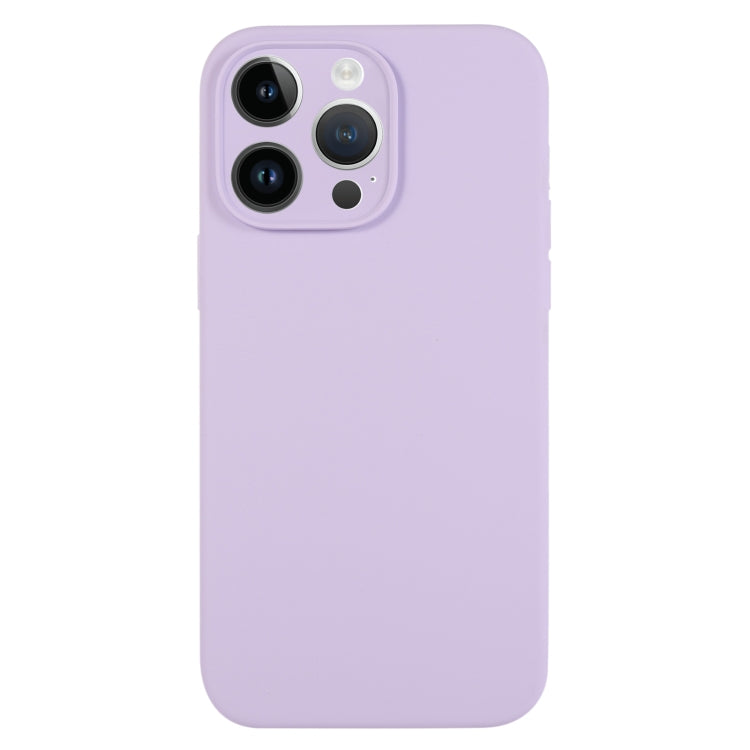 Pure Color Liquid Silicone Fine Pore Phone Case, For iPhone 14, For iPhone 14 Pro����������������...