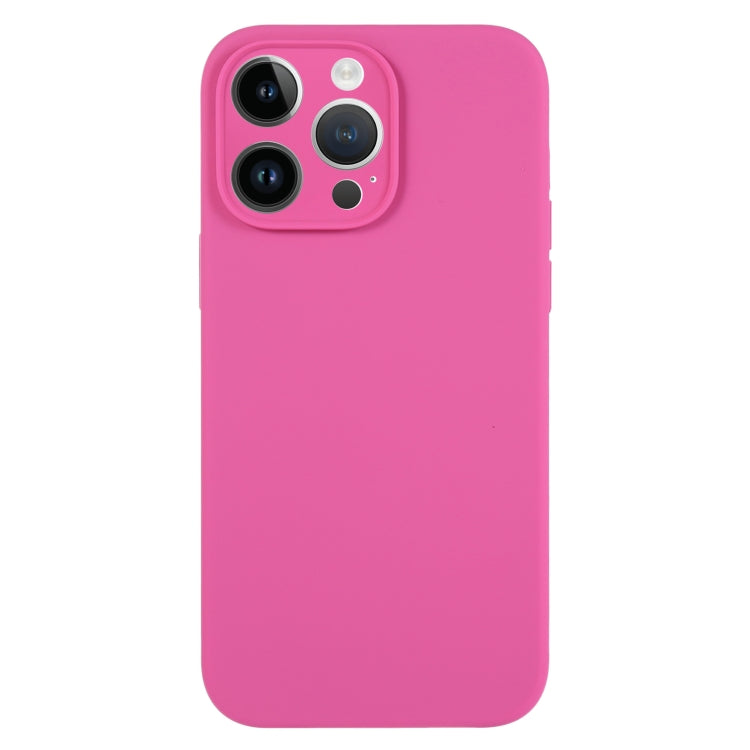 Pure Color Liquid Silicone Fine Pore Phone Case, For iPhone 14, For iPhone 14 Pro����������������...