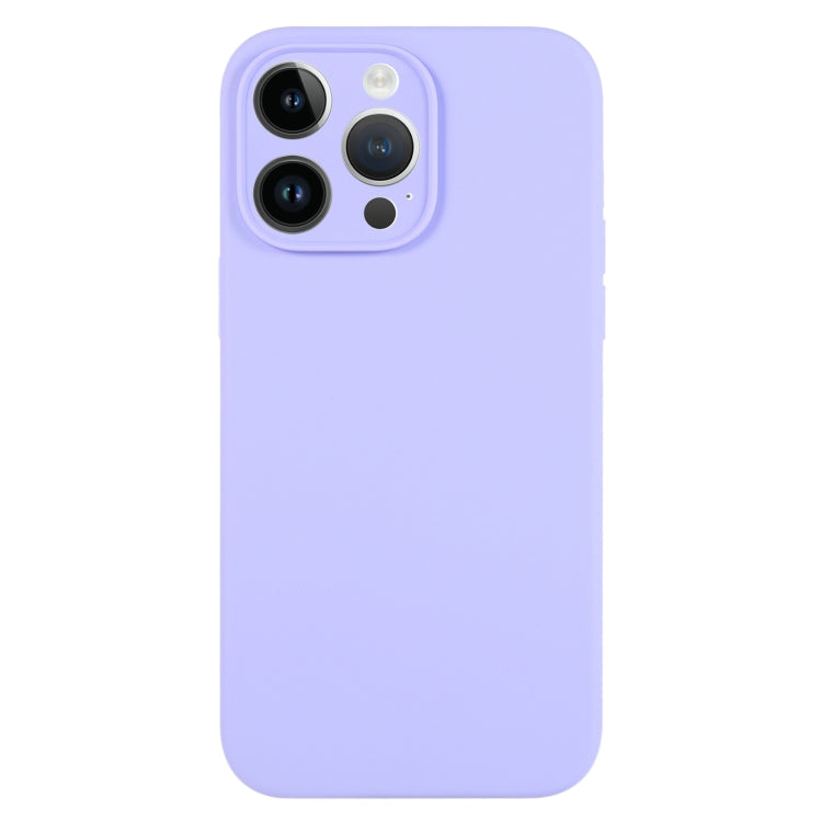 Pure Color Liquid Silicone Fine Pore Phone Case, For iPhone 14, For iPhone 14 Pro����������������...