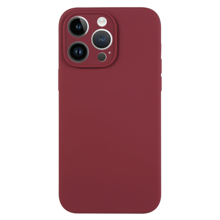 Pure Color Liquid Silicone Fine Pore Phone Case, For iPhone 14, For iPhone 14 Pro����������������...