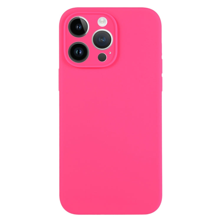Pure Color Liquid Silicone Fine Pore Phone Case, For iPhone 14, For iPhone 14 Pro����������������...