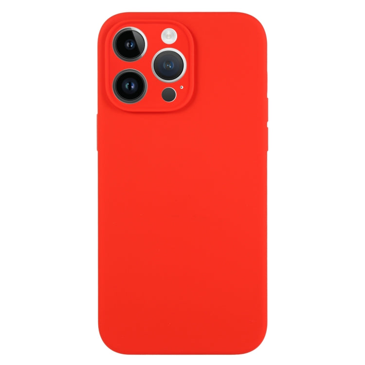 Pure Color Liquid Silicone Fine Pore Phone Case, For iPhone 14, For iPhone 14 Pro����������������...