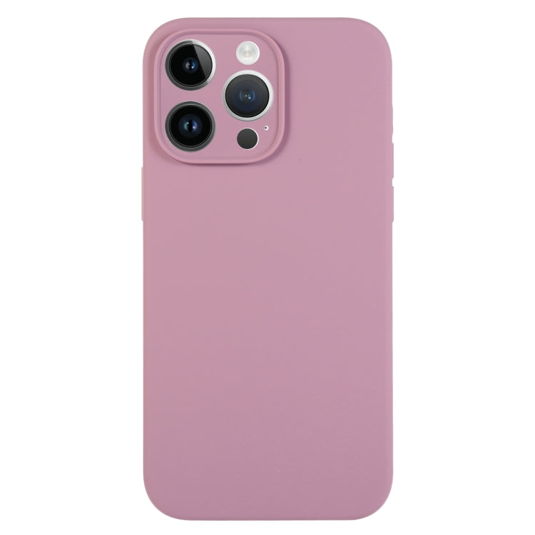 Pure Color Liquid Silicone Fine Pore Phone Case, For iPhone 14, For iPhone 14 Pro����������������...