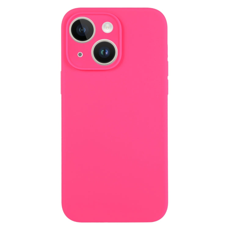 Pure Color Liquid Silicone Fine Pore Phone Case