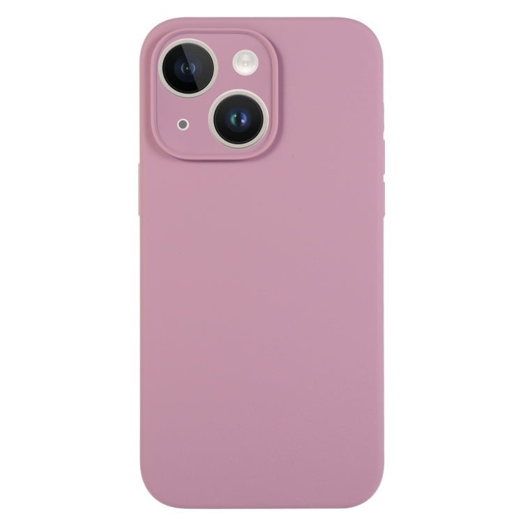 Pure Color Liquid Silicone Fine Pore Phone Case
