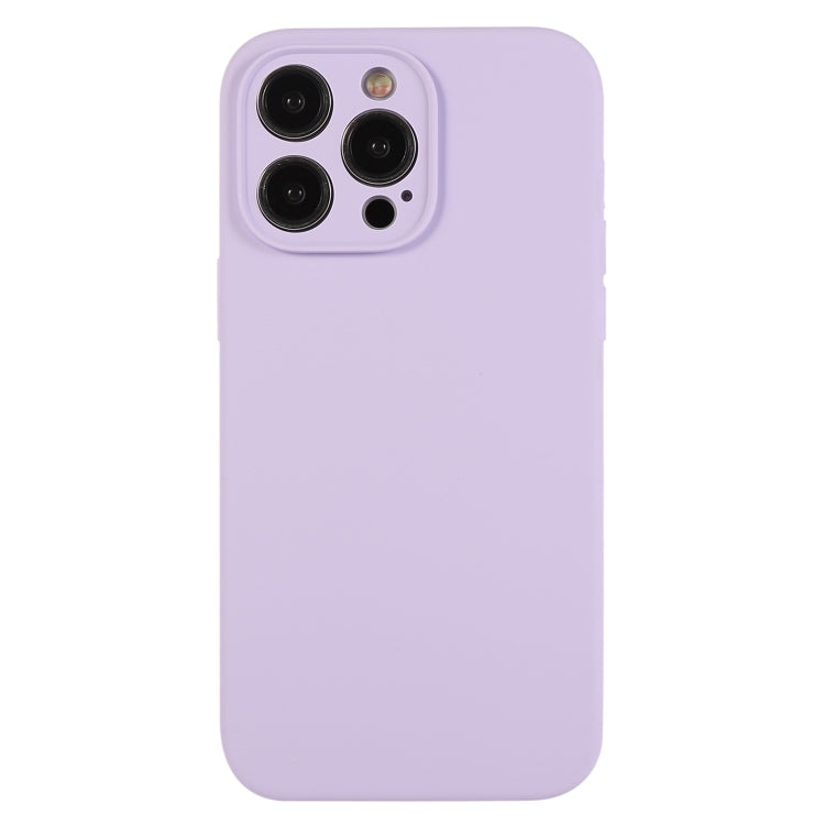 Pure Color Liquid Silicone Fine Pore Phone Case