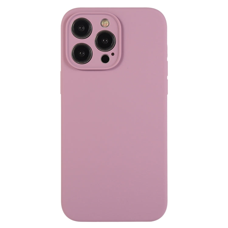 Pure Color Liquid Silicone Fine Pore Phone Case