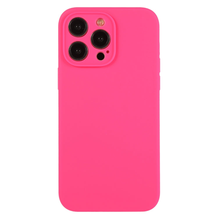 Pure Color Liquid Silicone Fine Pore Phone Case