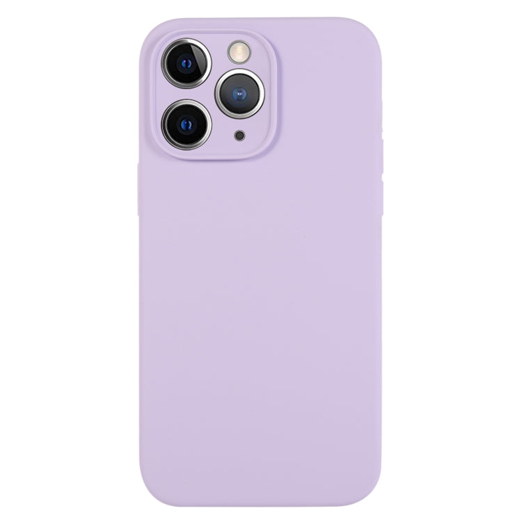 Pure Color Liquid Silicone Fine Pore Phone Case
