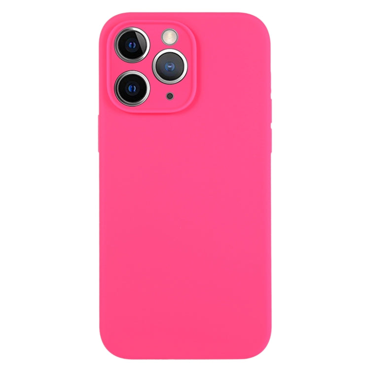 Pure Color Liquid Silicone Fine Pore Phone Case