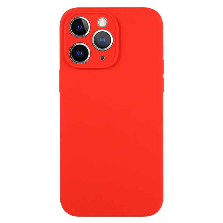 Pure Color Liquid Silicone Fine Pore Phone Case