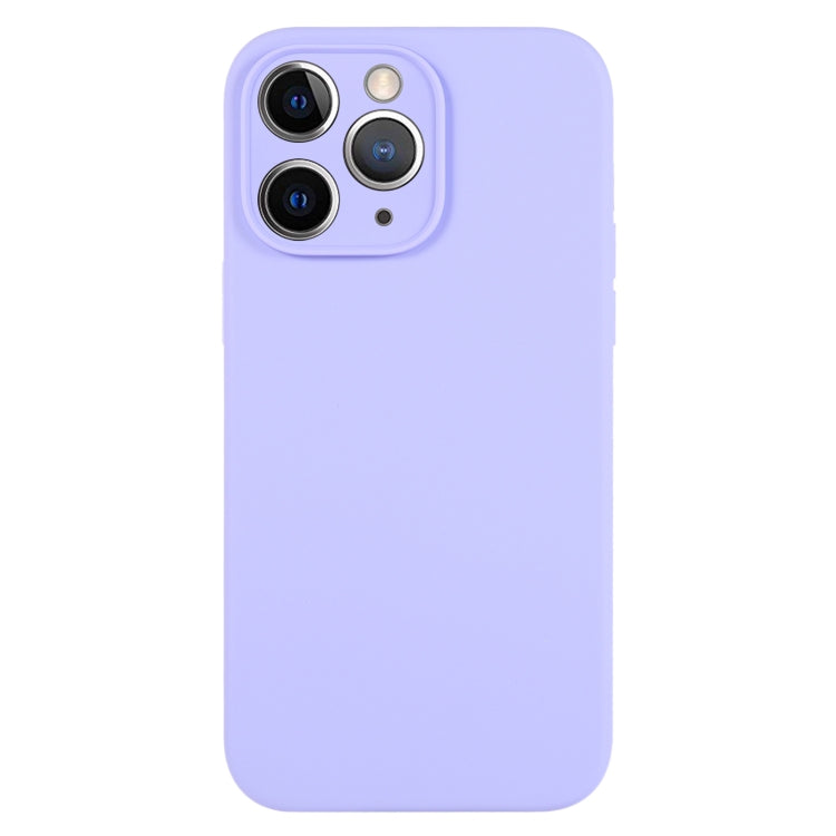 Pure Color Liquid Silicone Fine Pore Phone Case