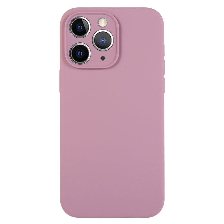 Pure Color Liquid Silicone Fine Pore Phone Case