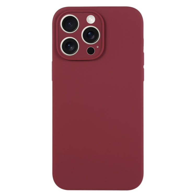 Pure Color Liquid Silicone Fine Pore Phone Case, For iPhone 16 Pro Max, For iPhone 16 Pro��������...